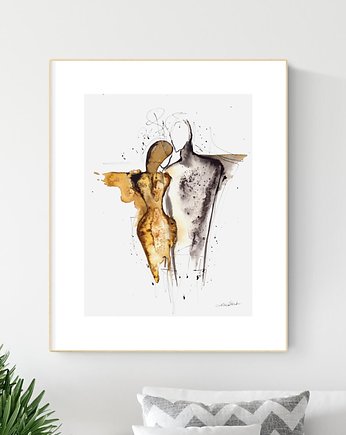Obraz 30X40 cm malowany ręcznie, MiniMalArt