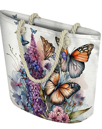 Torba Shopper - BEAUTIFUL BUTTERFLY 1, Piotr i Paweł Pracownia Handmade
