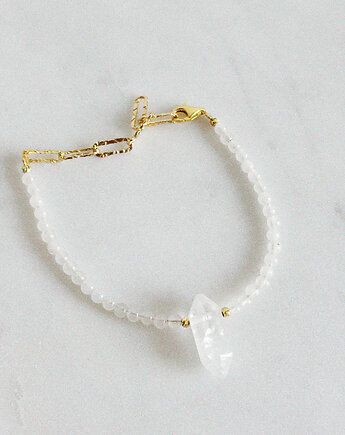 Bransoletka Jadeit i Kryształ Górski, Chmolowska Jewellery