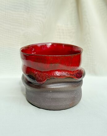 Czarka ceramiczna 'ogień', szkliwiona.art