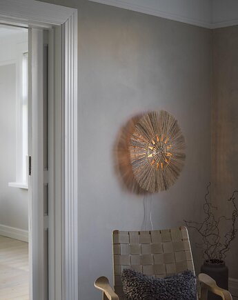 Dekoracyjna lampa Amara wykonana z naturalnych włókien 80 cm, Elado