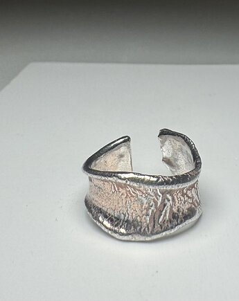 Raw Srt Ring Silver 935, bluewavestudio