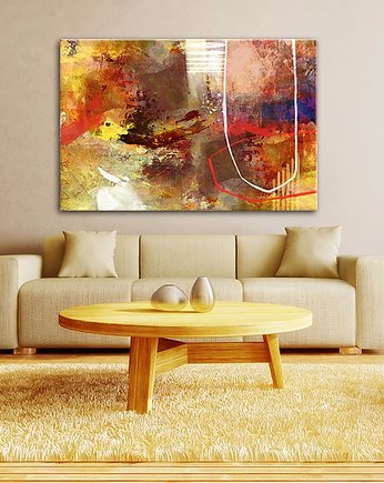 OBRAZ NA PŁÓTNIE - ABSTRAKCJA - 120x80cm, LUdesign gallery