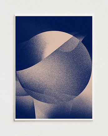 Plakat abstract gradient / Oryginalna grafika / poster print, Alina Rybacka