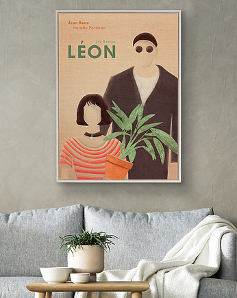 Leon zawodowiec - plakat 50x70 cm, minimalmill