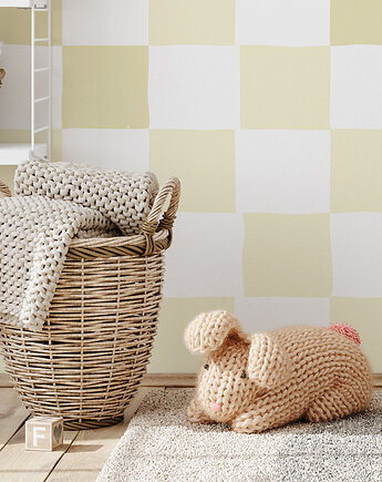 Tapeta Szachownica "Butter Chess", Humpty Dumpty Room Decoration