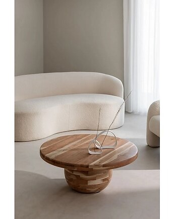 Stolik Kawowy Stolik Drewniany Akacja 90 cm, MIA home