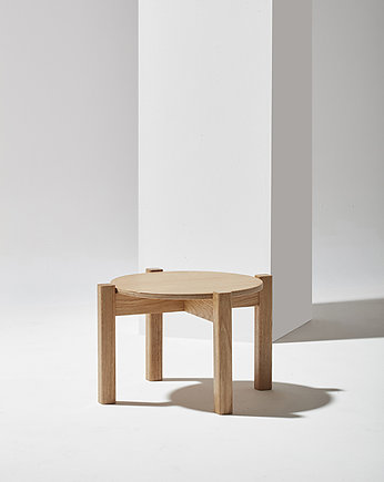 Zamówiony Stolik kawowy PIANO Small dąb x Round, NUDO design 