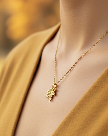 Naszyjnik z Listkiem Klonu, TulipBIJOU