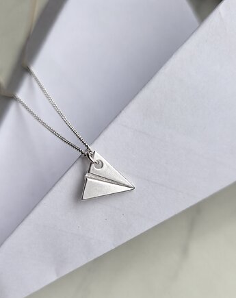 PAPER PLANE - naszyjnik srebro 925, ISSI Jewelry