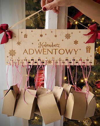 Kalendarz Adwentowy Śnieżynki, tulimy