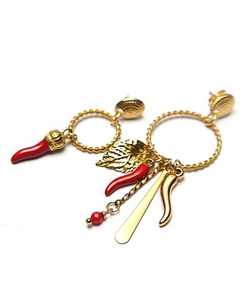 Alloys Collection /Chili/ - kolczyki /17.11.25/, KiKa pracownia