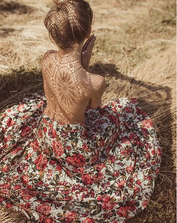 ROZPINANA SPÓDNICA Z KIESZENIAMI, rose, BIENKOVSKA