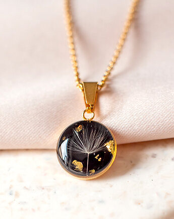 Wisiorek z rzęsek dmuchawca, nature gift