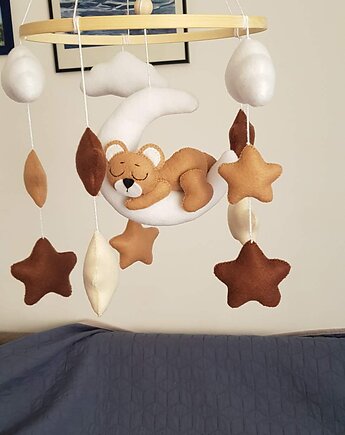 Karuzela nad łóżeczko z pozytywką I uchwytą, Floza baby& home
