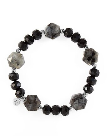 Bransoletka z eleganckim Labradorytem - Wersja Srebrna, Kulka Bransoletki