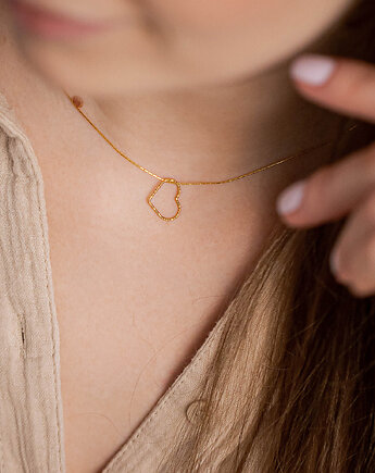 Naszyjnik serce, baj.KA