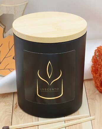 Zmysłowy Kaszmir 250g - świeca sojowa zapachowa, Luscento
