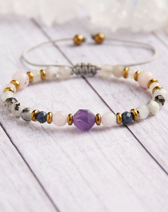 RYBY - PREMIUM zodiac collection - SZAFIR, ametyst, kaktusia