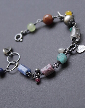 Unikatowa bransoletka - Wielka moc minerałów - Kolor II, fado