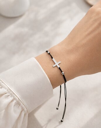 Pamiątka Bierzmowania Bransoletka Różaniec Krzyż z grawerem, Natu Artwork