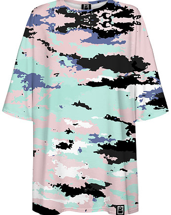 DR.CROW T-shirt Damski Oversize Camo Light, DrCrow