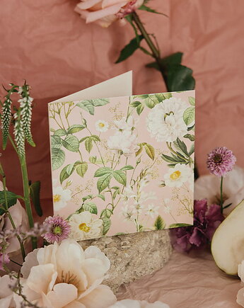 Kartka okolicznościowa "Białe kwiaty", Łukasz Kuleta