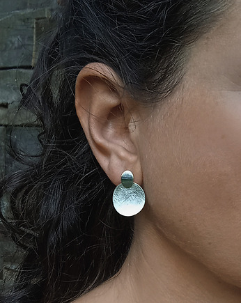 Kolczyki Plates - srebro 925, Friedman Jewelry