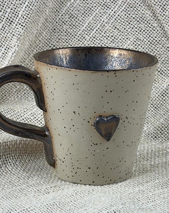 Kubek z serduszkiem, ceramika_surudo