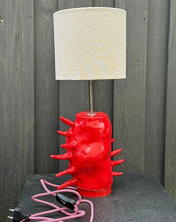 Lampa stołowa ceramiczna, ZmoraClay