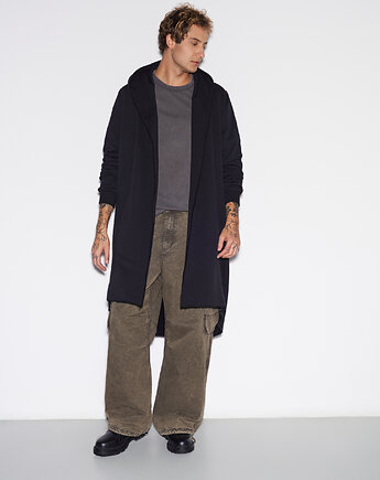 HT x AK Dzianinowy płaszcz męski, HARP TEAM