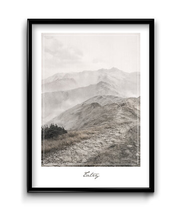 Plakat Tatry Sepia, Bury Lis