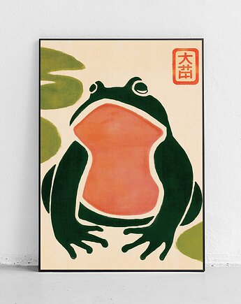 Plakat Żaba w japońskim stylu, Harvest Maison