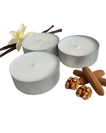 XXL Vanilla & Nuts 3 szt. tealight 105g- wosk sojowy (dostępne inne zapachy), Coccola JEWELLERY