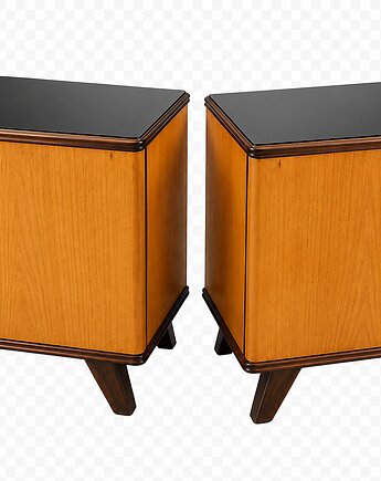 Komplet szafek nocnych vintage lata 50. Mid-Century Modern, Relikt design