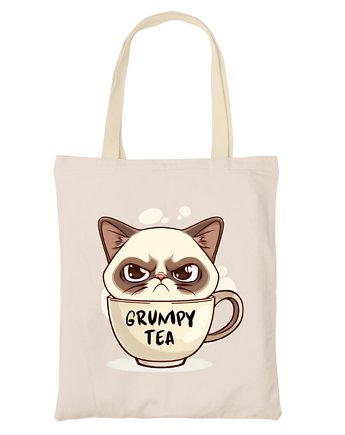 Torba kot grumpy cat kociara, EvienArt