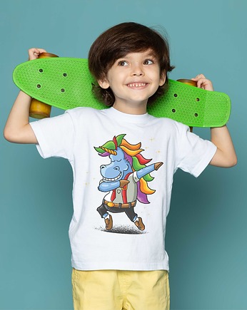Koszulka dziecięca z nadrukiem Unicorn dance, ART ORGANIC