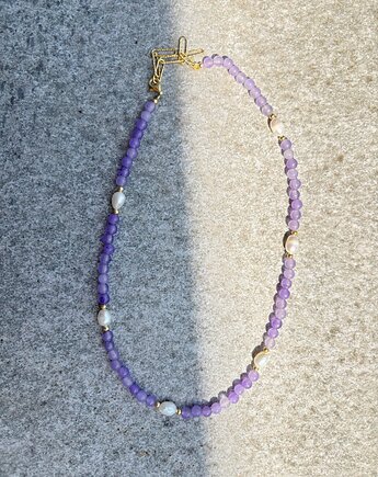 Naszyjnik Purple Jade, Chmolowska Jewellery
