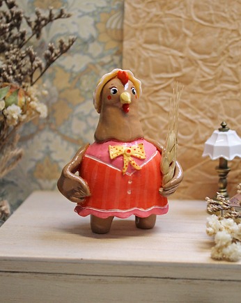 Kurka ze zbożowym kłosem, Qletta Clay