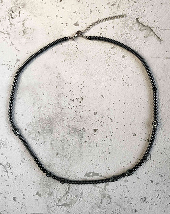 Męski naszyjnik Czaszki - Hematyt, Gleeme Jewellery
