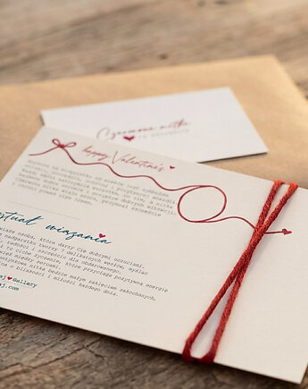 Walentynkowa Czerwona Nitka - Happy Valentine's, Makaliboo