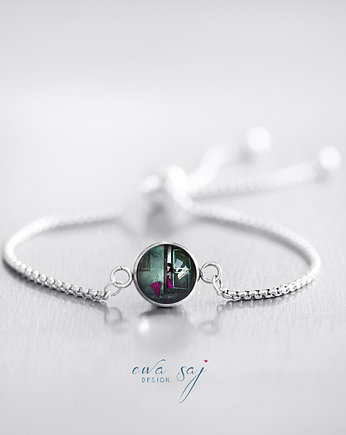 Deszcz Zaczarowany -  stalowa bransoletka, Ewa Saj Fotografie