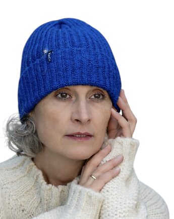 Czapka z alpaki i merynosa, Margo pracownia szydełkowa