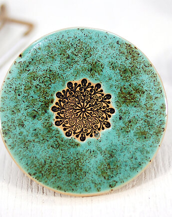 Ceramiczne podkładki pod kubek, filiżankę - hygge, 10FingersArt