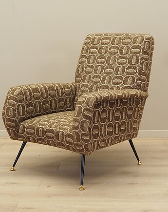 Fotel wypoczynkowy, włoski design, lata 70, produkcja: Włochy, Przetwory design