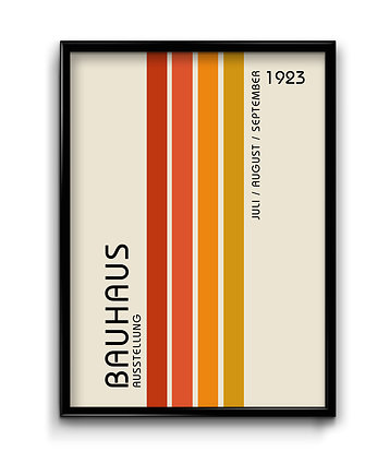 Plakat Bauhaus 1923 No.2, OSOBY - Prezent dla taty