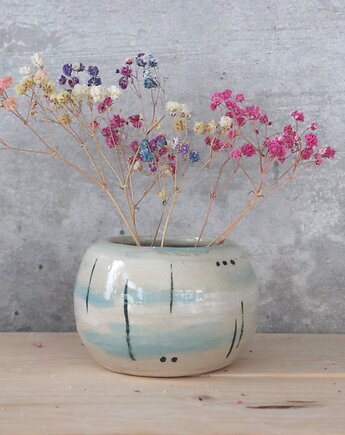 Mały wazonik ceramiczny, Otuliny Ceramika dla roślin