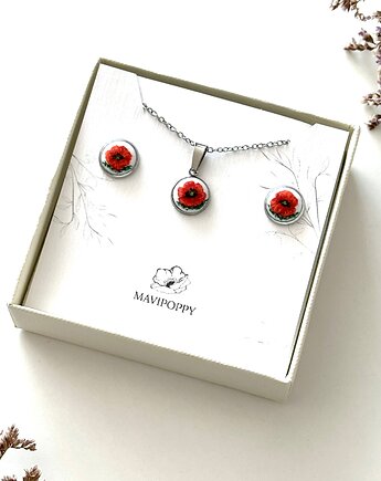 Ręcznie malowana biżuteria maki