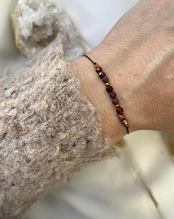 Bransoletka Mokait Czekoladowa, Szmaragdowa Polana