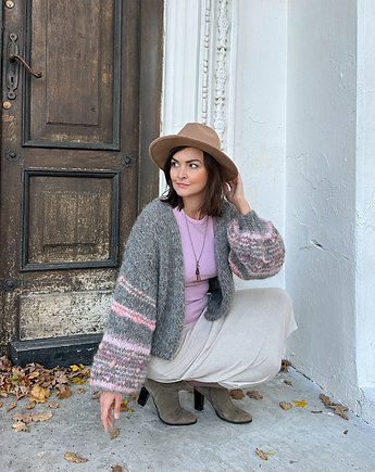 Kardigan Grey Flower na zamówienie, Oh! Sweater